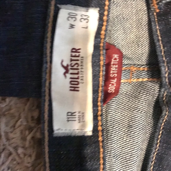 Dark denim distressed Hollister Jeans - Picture 6 of 6